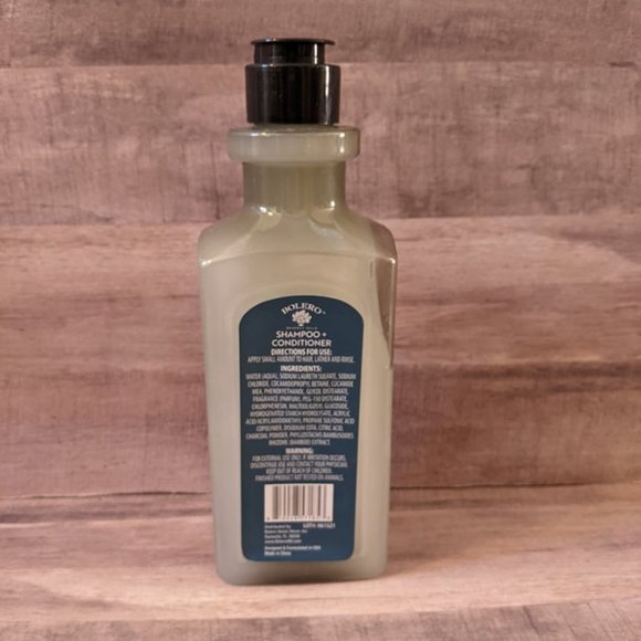 Bolero Men's 2 in 1 Shampoo + Conditioner Charcoal + Bamboo FRESH, NEW, & SEALED - Picture 2 of 4